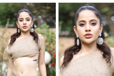 Urfi Javed Makes a Dress From a 'Bori' In Just 10 Mins, Fans Laud Her Creativity