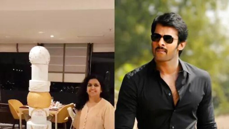 Prabhas Surprises Director Prashanth Neel With 6-feet Tall Cake on His Birthday
