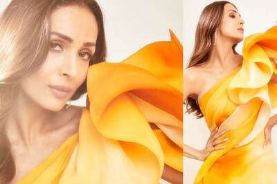 Malaika Arora Looks Picture-Perfect in THIS Beautiful One-Shoulder Yellow Gown; See Photos