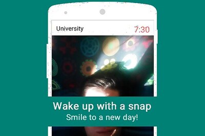 You need to take a selfie to turn off this alarm clock