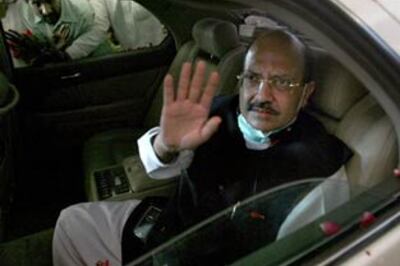 Amar Singh returns home after kidney transplant