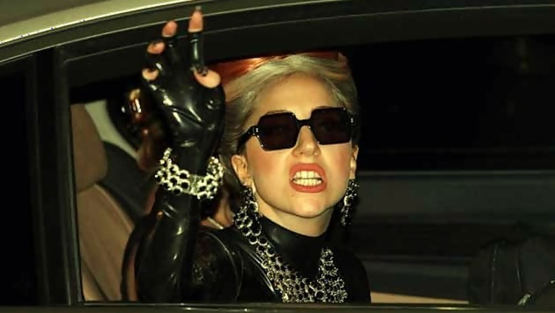 Lady Gaga treats boyfriend Taylor Kinney with a lapdance