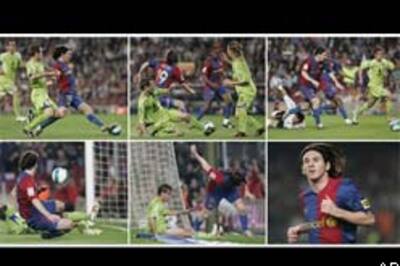 Messi steps into Maradona's boots