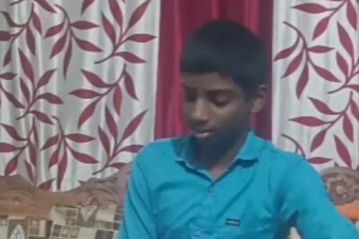 Karnataka Teen Earns A Place In India Book Of Records For Blindfolded Harmonium Mastery