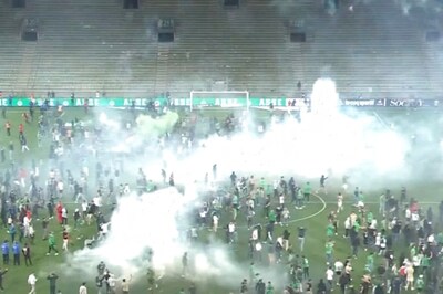 Riot Police Clash with Invading Fans as Saint-Etienne are Relegated from Ligue 1 | Watch