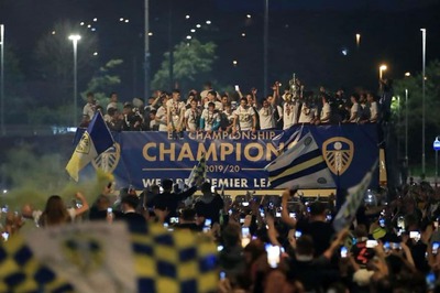 Leeds United Defend Open-top Bus Celebration in Front of Fans