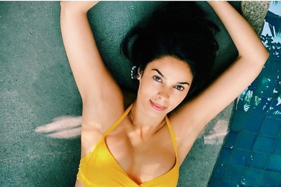Mallika Sherawat Flaunts Her Fit Body in a Yellow Bikini, Sets Internet on Fire with These Pics