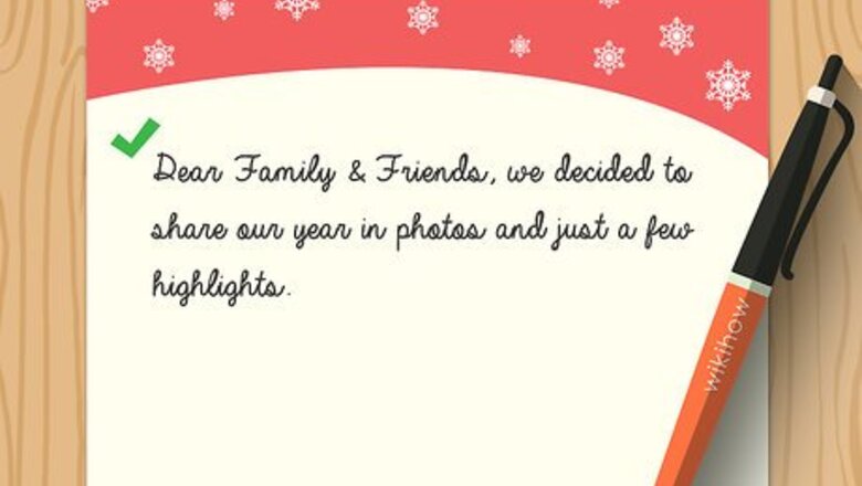 How to Write a Christmas Newsletter