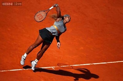 Serena Williams coasts past Swiss qualifier in Madrid opener