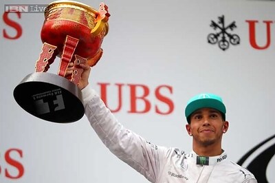 Hamilton wins third straight F1 race at Chinese Grand Prix