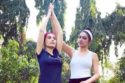Amrita Rao Goes Back to Yoga After a Year, Documents Her Experience
