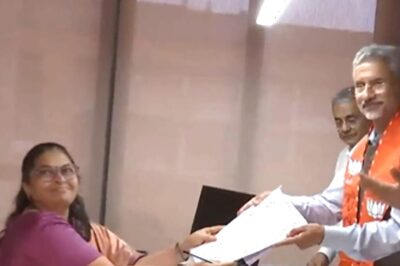 S Jaishankar Files Nomination for Rajya Sabha Polls from Gujarat, Expresses Gratitude to PM Modi