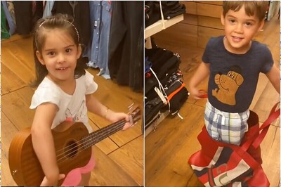 Karan Johar's Daughter Plays Nursery Rhyme on Guitar, Son Yash Hides in the Closet in New Lockdown Video