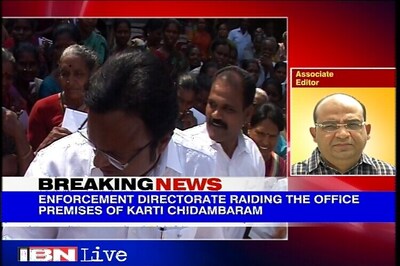 ED raids Karti Chidambaram's office in Chennai, seizes files & a laptop