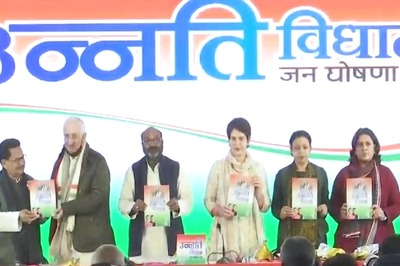 Priyanka Gandhi Releases Cong's UP Manifesto, Promises to Waive Farm Loans, Provide 20L Govt Jobs