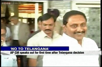 Andhra CM warns Centre of more trouble due to Telangana formation