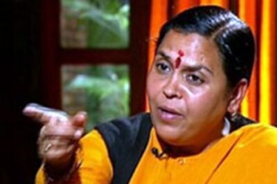 Uma Bharti detained by cops in trouble-torn Jammu