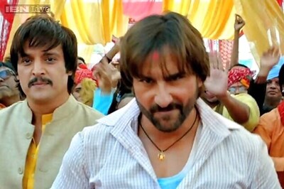 Saif Ali Khan, Jimmy Shergill bond over fitness on 'Bullett Raja' sets