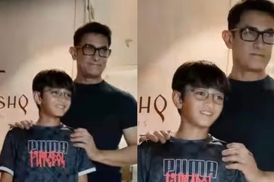 Aamir Khan Poses With Son Azad As They Spotted Outside Jewellery Store; Fans Say 'Dad's Carbon Copy'