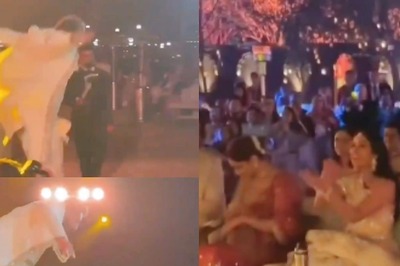 Deepika Padukone, Radhika Merchant Cheer As Ranveer Singh Jumps Off Stage At Pre-Wedding Bash | Video