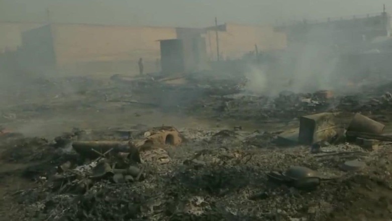 2 Children Dead, Around 150 Shanties Gutted in Fire at Noida Village