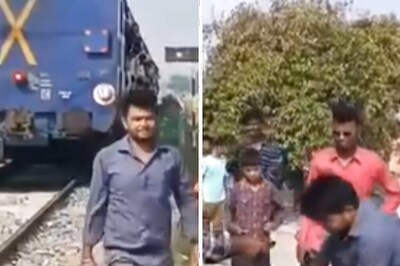 Bizarre Video Shows Guard Stopping Train To Manually Open Railway Crossing Gate In Bihar