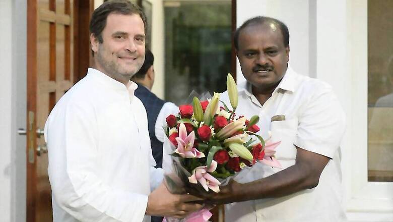 Rahul Meets Karnataka Leaders on Allocation of Ministerial Berths, Talks Inconclusive