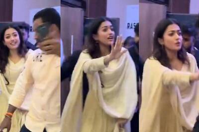 Rashmika Mandanna in SHOCK After Her Bodyguard Drags Away Man Taking Selfie With Her, Watch Video