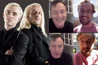 Malfoy Family Reunion: Tom 'Draco' Felton and Jason 'Lucius' Isaacs Unite to Share Lockdown Life