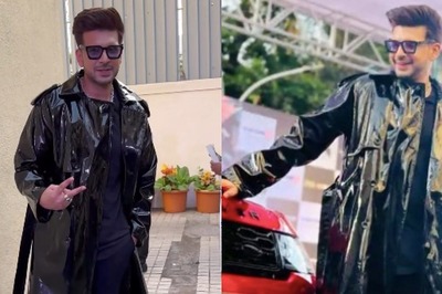 Karan Kundrra Gets Experimental, Slips Into Latex Coat To Watch Transformers: Rise of the Beasts; Watch