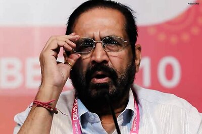 Kalmadi takes part in Parliament panel meeting