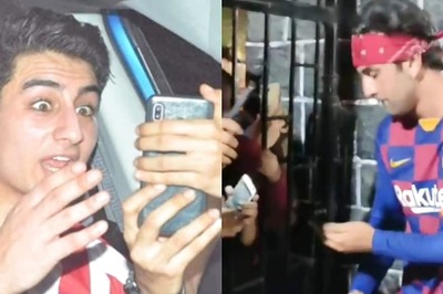 Ranbir Kapoor Plays Football with Ibrahim Ali Khan, Gets Bruised