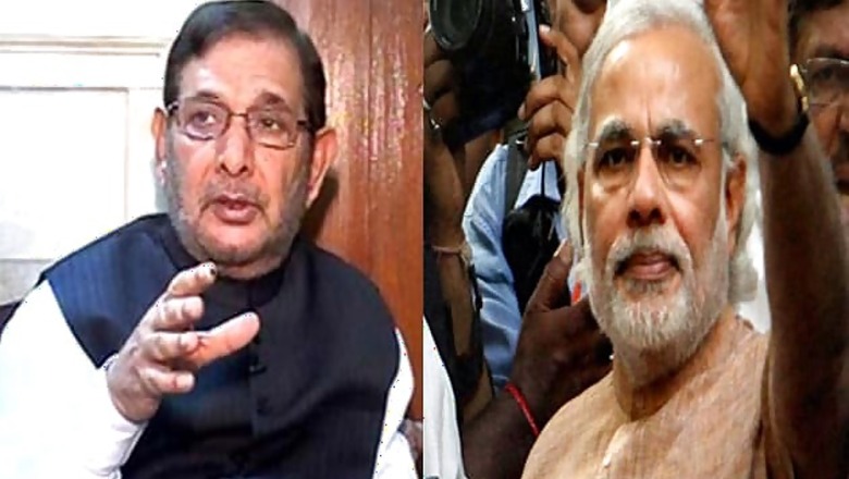 JD(U) President Sharad Yadav flays Narendra Modi for questioning EC