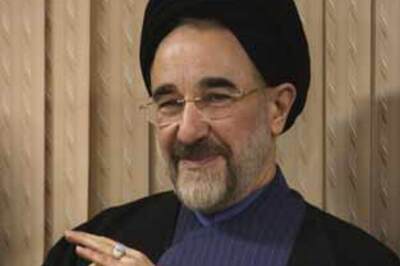 Reformist Khatami declares bid for Iran presidency