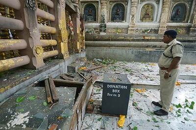Mahabodhi blasts: CRPF, BMP take charge of temple's security
