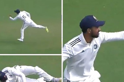 Duleep Trophy 2024: Ruturaj Gaikwad's Stunning One-Handed Catch to Send Back Riyan Parag WATCH