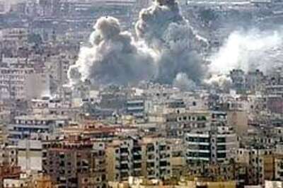 Israel bomb Hezbollah strongholds