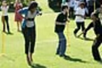 In Pics: US First lady hula hoops