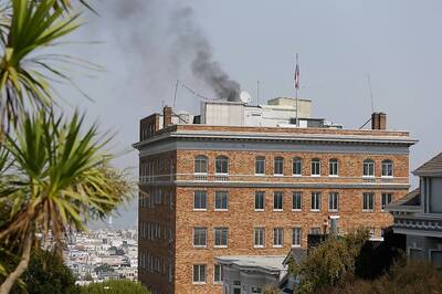 Mysterious Smoke Pours From Russian Consulate Chimney in San Francisco