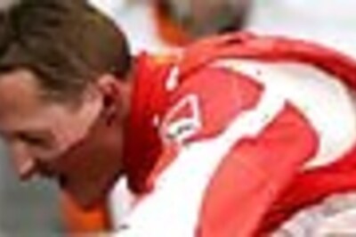 Schumi over the moon in China