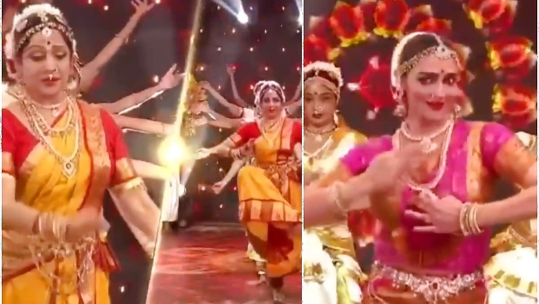 Hema Malini Shoots for Ganesh Chaturthi Special Dance Performance with Daughter Esha Deol at Home