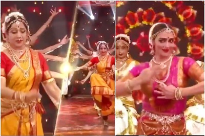 Hema Malini Shoots for Ganesh Chaturthi Special Dance Performance with Daughter Esha Deol at Home