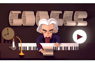 Ludwig van Beethoven's 245th year: Google doodles a musical puzzle
