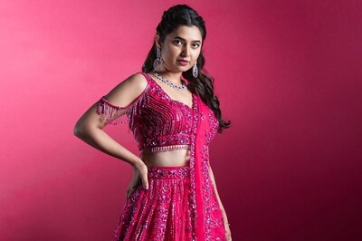 Prajakta Mali Looks Divine In A Dark Pink Lehenga, It Weighs…