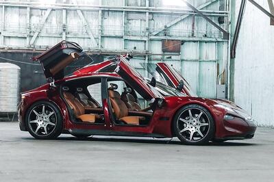 Fisker EMotion Electric Vehicle Butterfly Doors Unveiled