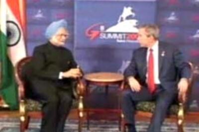 N-deal: Bush calls PM, pledges Washington's support