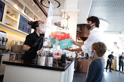 Chocolate Dipped for Dad, Cookie Topping for Son: With Masks & Ice Cream, Trudeau's Day Out as Canada Eases Curbs