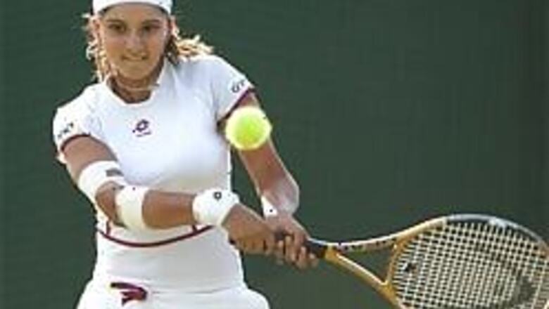 Sania-Vizner in mixed doubles round II