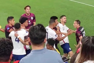 Missiles and Punches Thrown in Violent End to USA vs Mexico Match