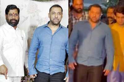 Salman Khan Visits Rahul Kanal's Ganpati Puja With Maha CM Eknath Shinde, Video Goes Viral; Watch